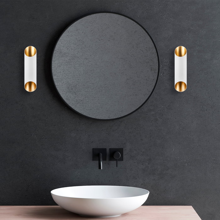 Opviq Cut - 11815 Lámpara de pared blanca de metal Opviq Cut - 11815 Lámpara de pared blanca de metal